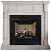 Cedar Ridge Hearth 24In. Decorative Realistic Fireplace Ceramic Wood Log Set - M CRHWV24RP-D